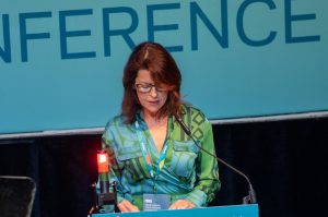 Ursula Cox speaking at Biennial Conference 2024